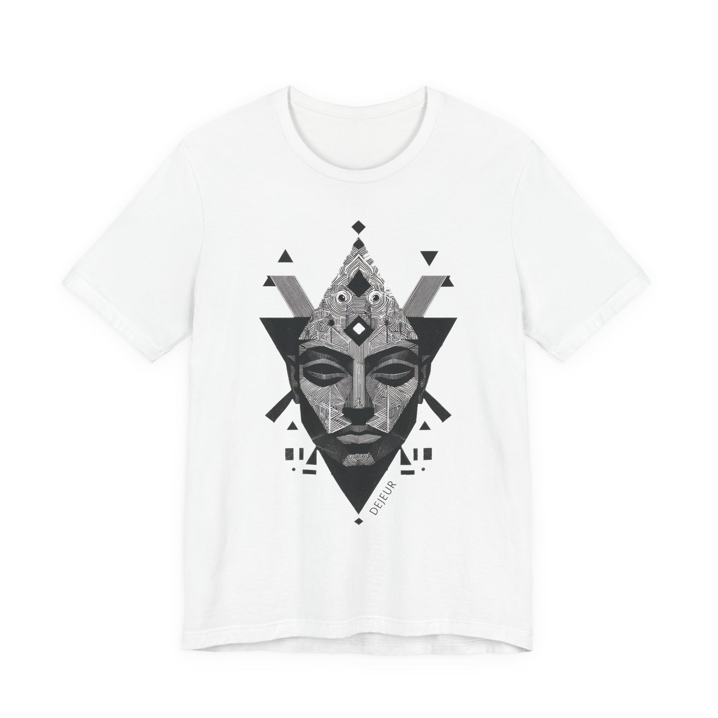 Monochrome Geometric Pharaoh - T-Shirt