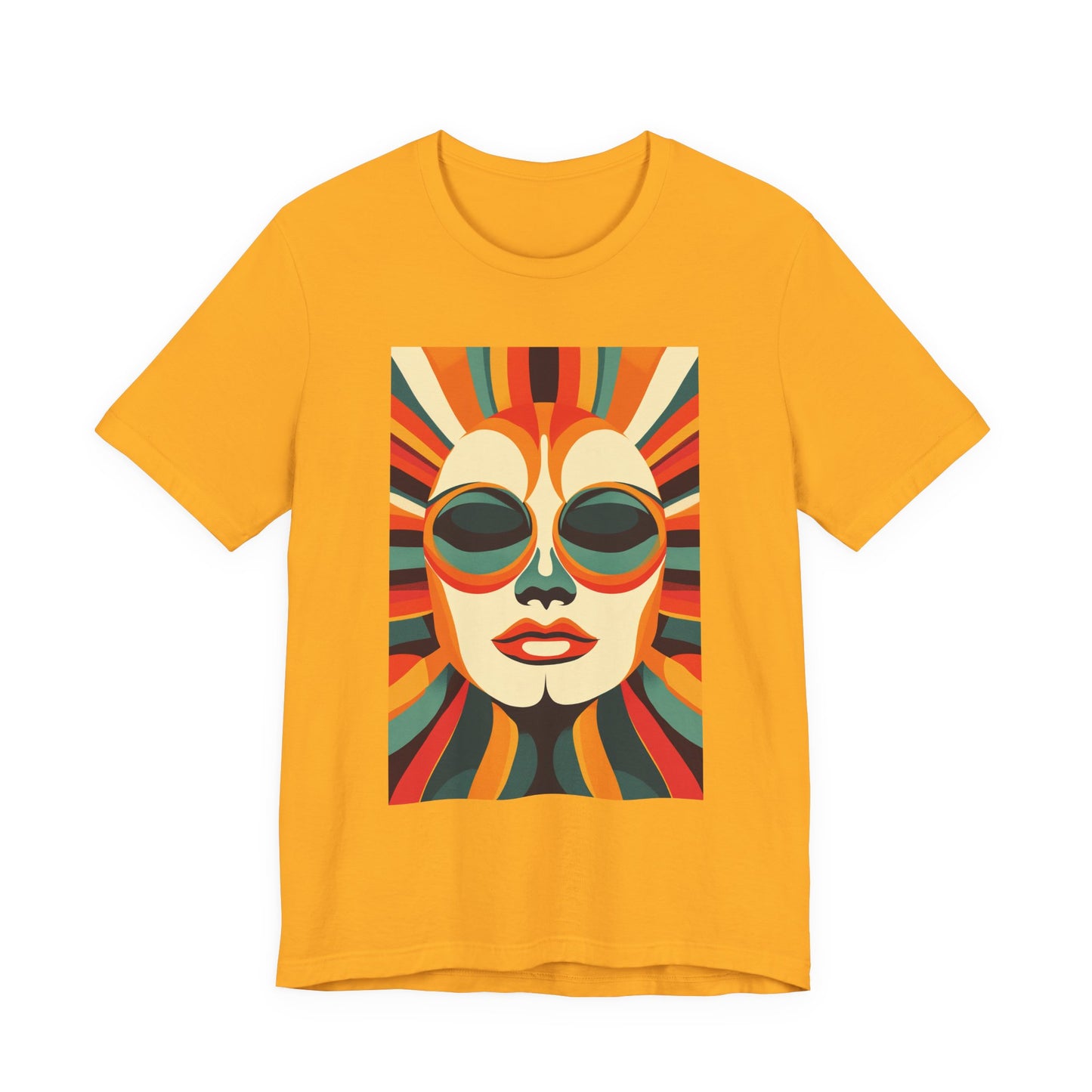 Vintage Retro Radiant Sunbeam Face - Women's T-Shirt
