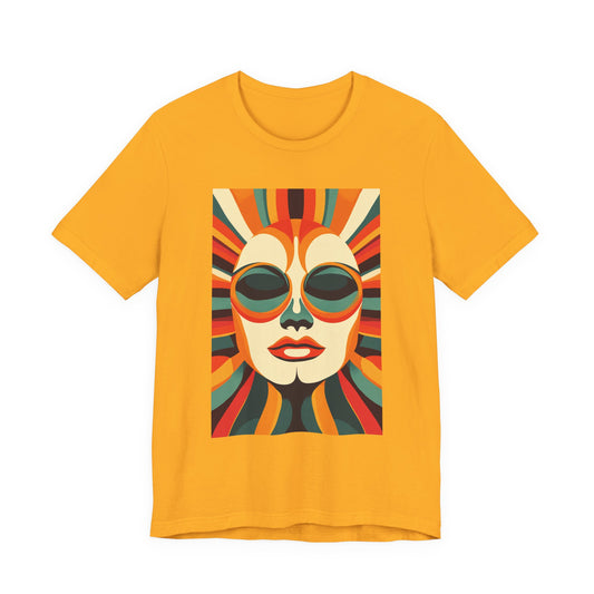 Vintage Retro Radiant Sunbeam Face - Women's T-Shirt