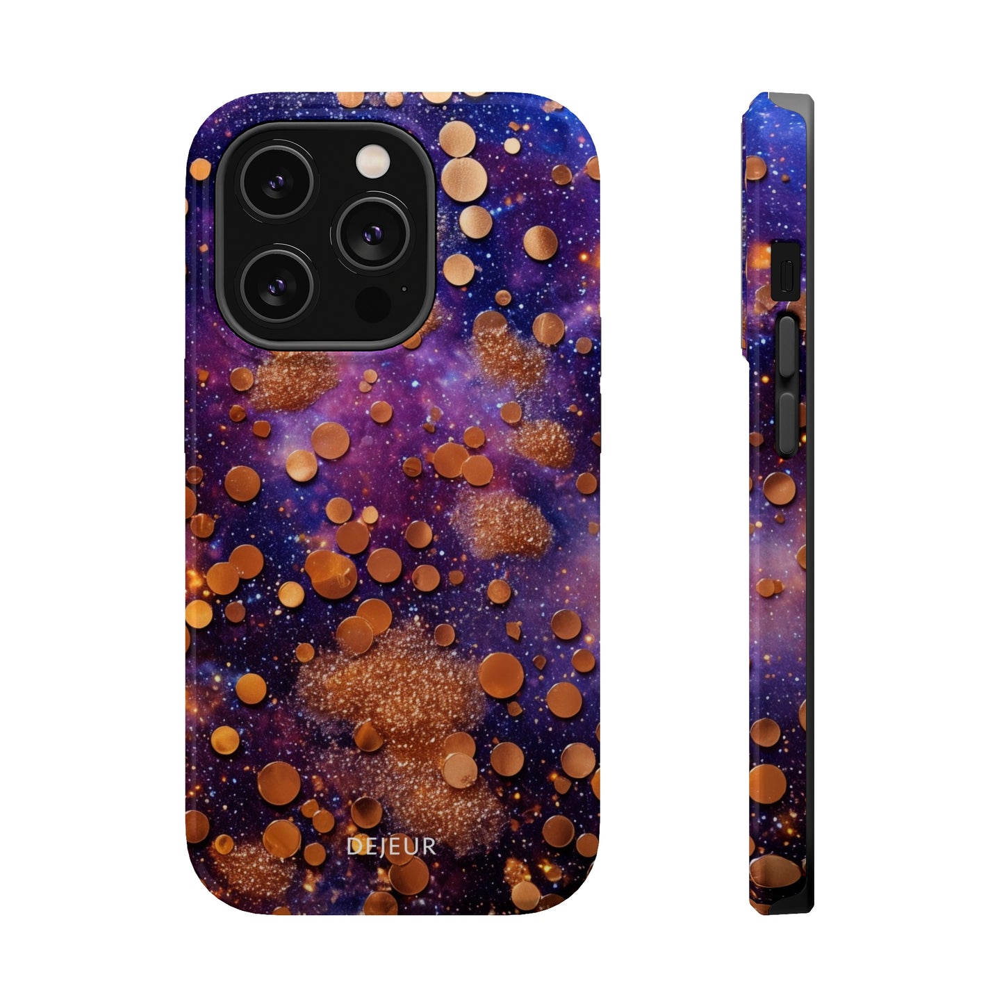 Cosmic Glitter Circles - iPhone MagSafe Tough Case