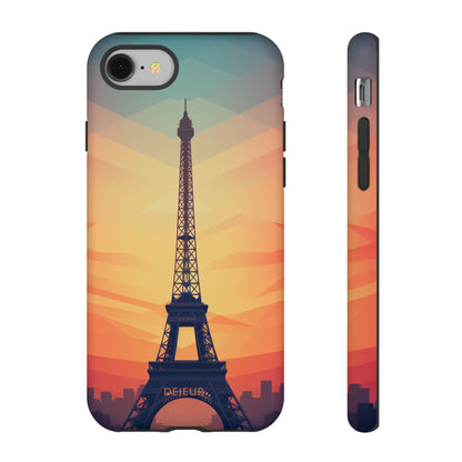 Eiffel Tower Sunset - iPhone Tough Case