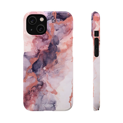 Royal Purple Marble - iPhone Snap Case