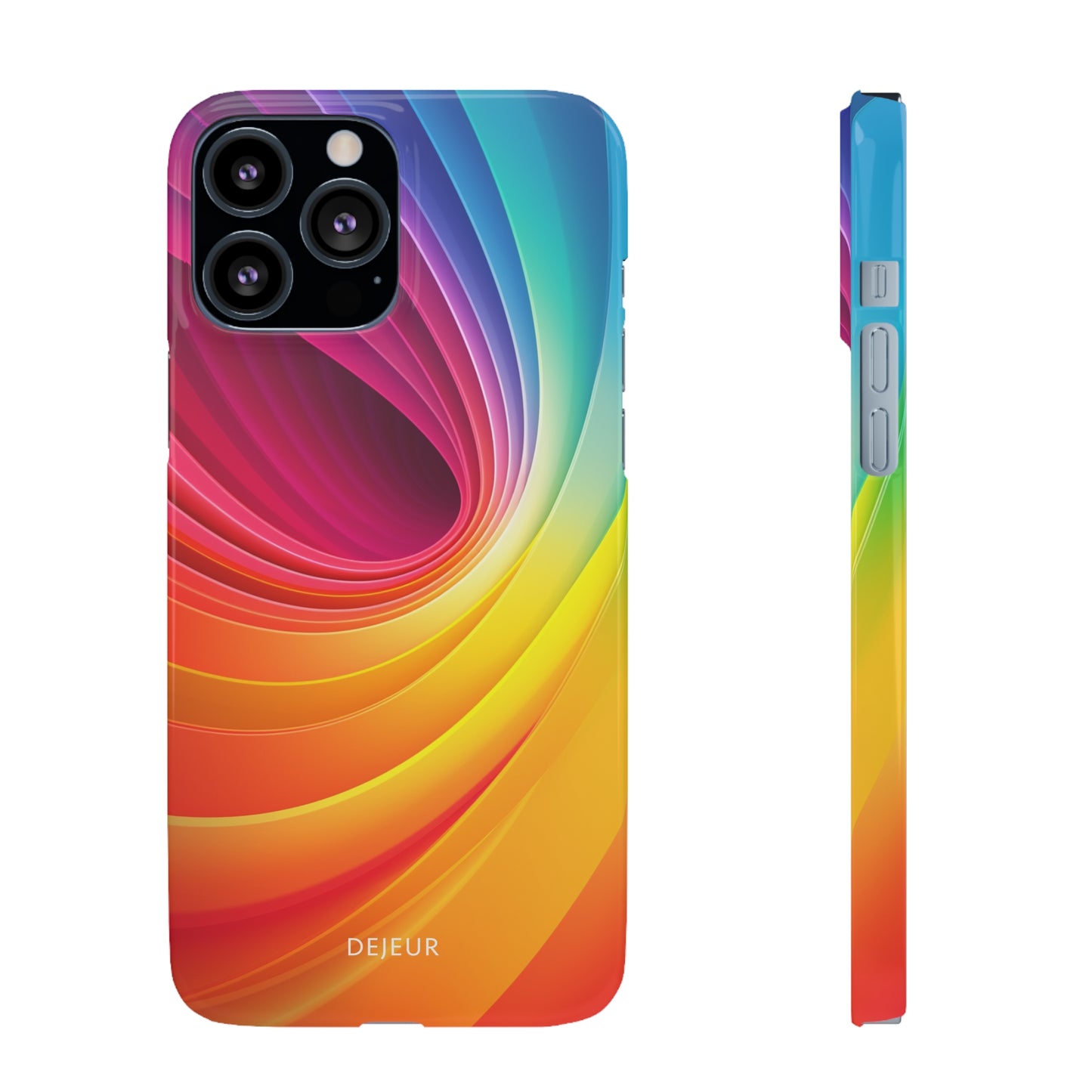 Rainbow Swirl - iPhone Snap Case