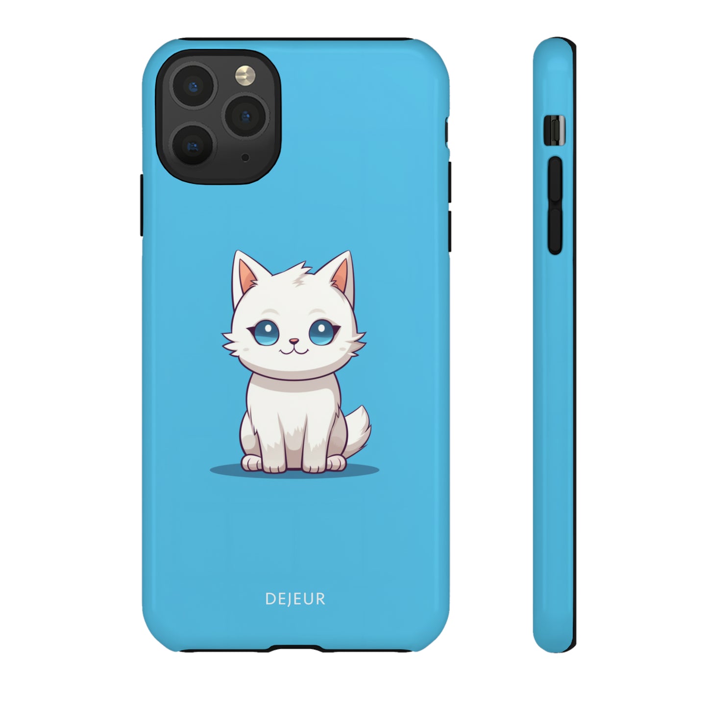 Little Blue Eyed Cat - iPhone Tough Case