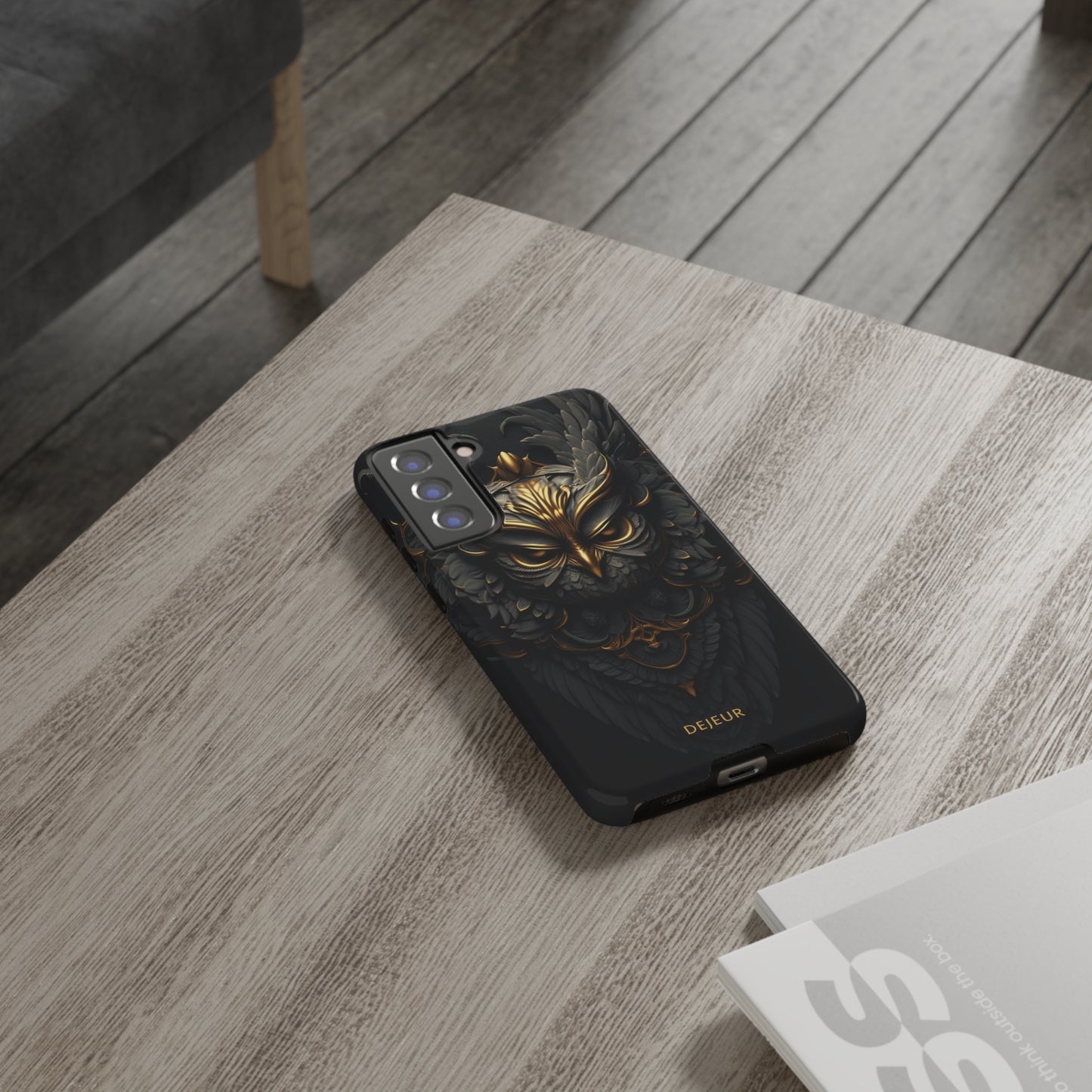 Golden Dark Owl - Samsung Galaxy Tough Case