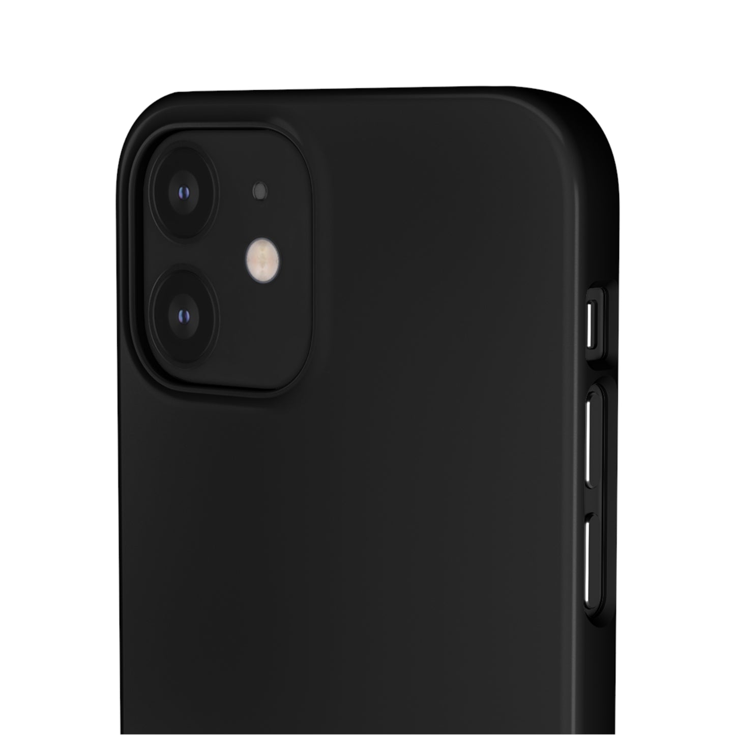 Pure Black - iPhone Snap Case