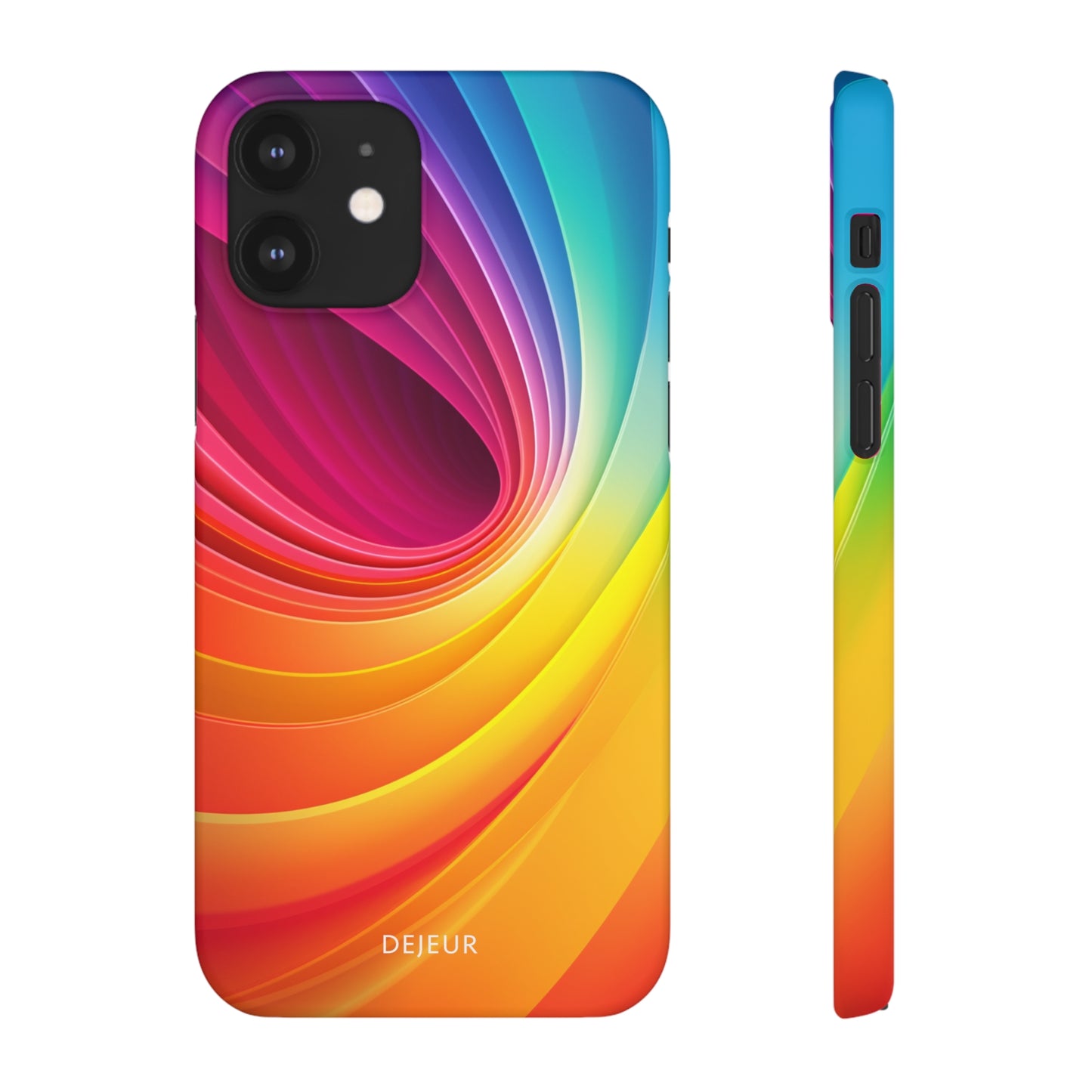 Rainbow Swirl - iPhone Snap Case