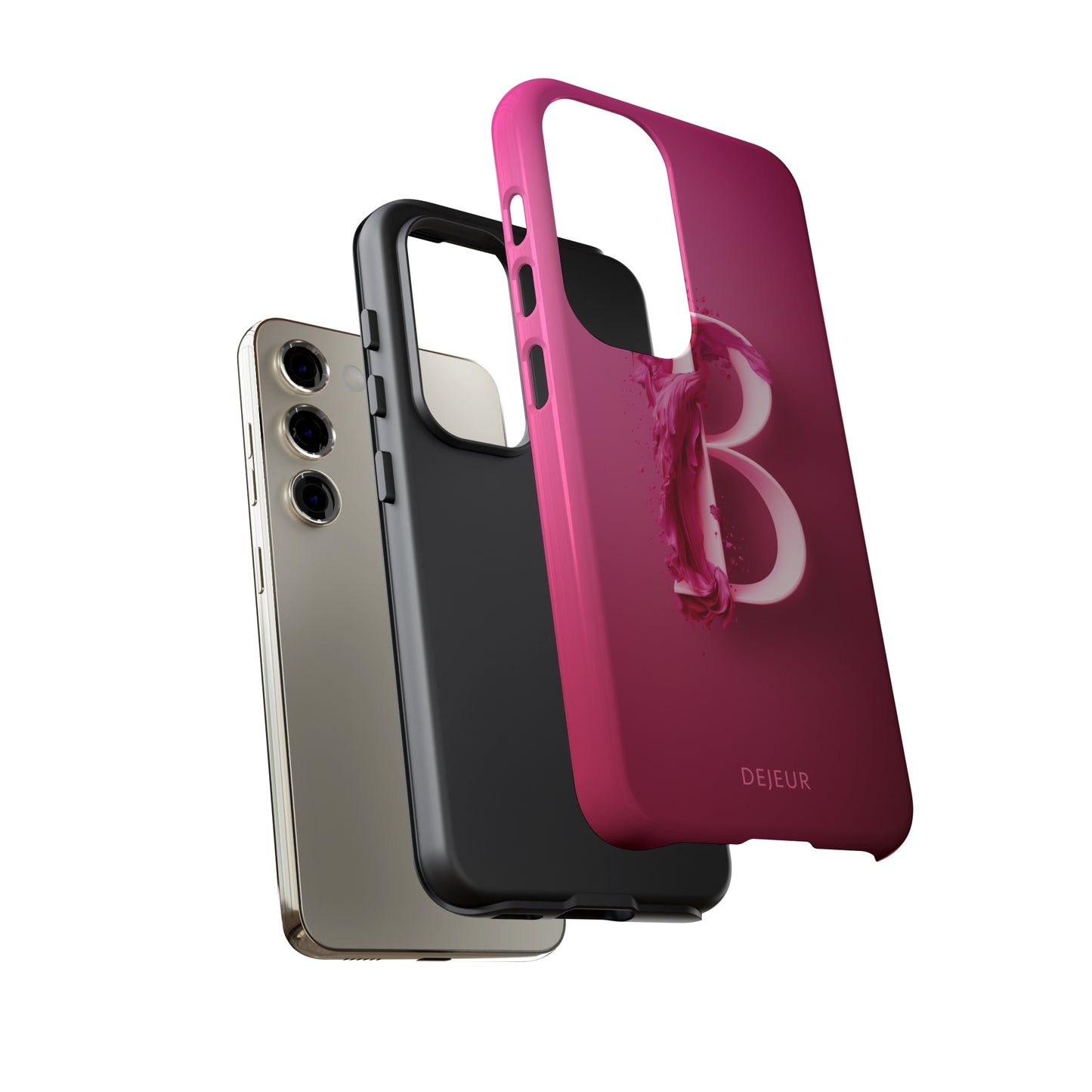 B Hot Pink Splash - Samsung Galaxy Tough Case