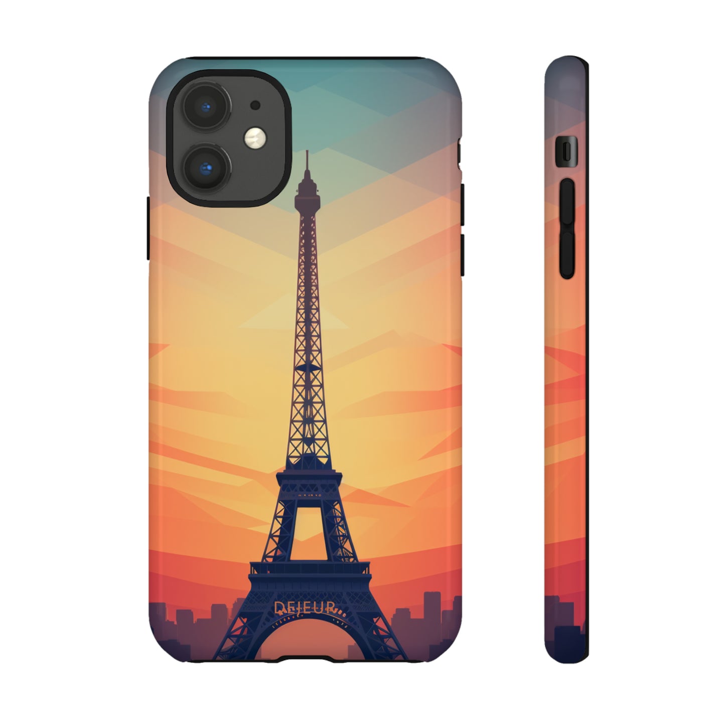 Eiffel Tower Sunset - iPhone Tough Case