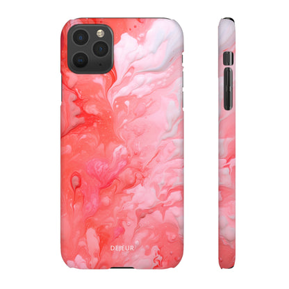 Rose Pink Marble - iPhone Snap Case