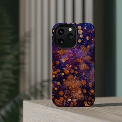 Cosmic Glitter Circles - iPhone MagSafe Tough Case