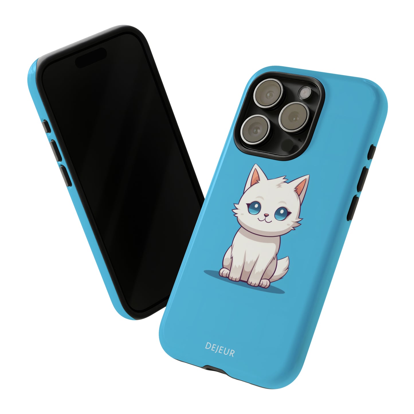 Little Blue Eyed Cat - iPhone Tough Case