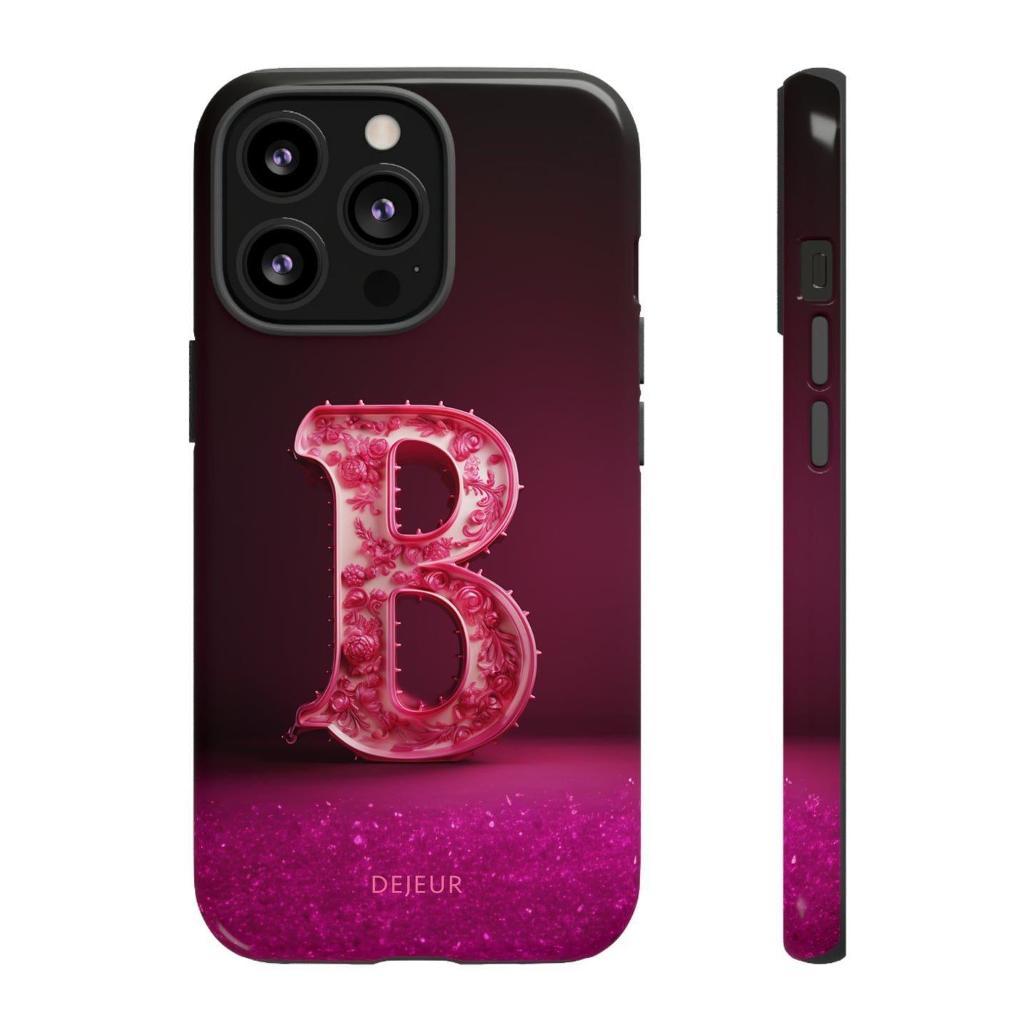 B Pink Roses - iPhone Tough Case