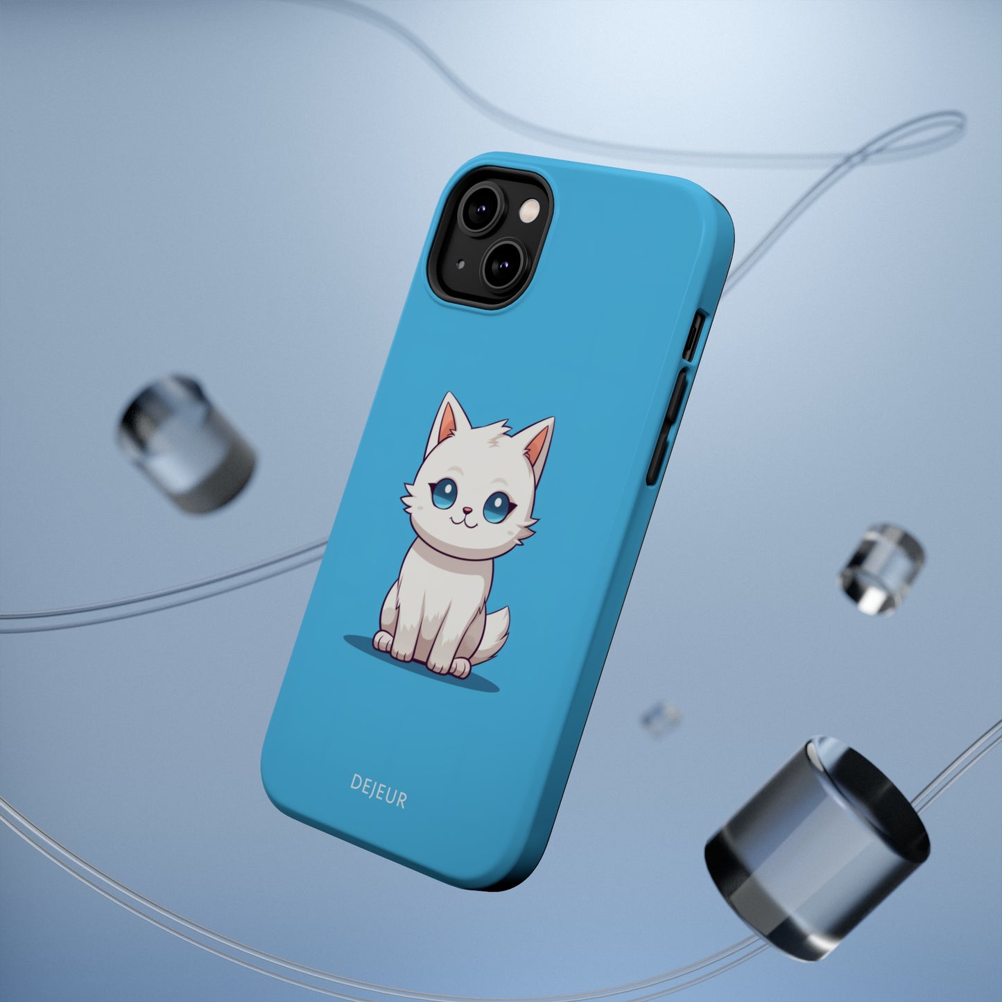 Little Blue Eyed Cat - iPhone MagSafe Tough Case