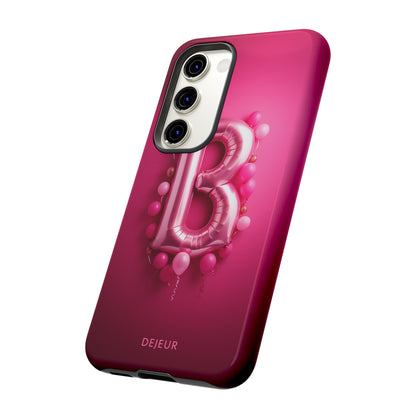 B Magenta Pink Balloons - Samsung Galaxy Tough Case