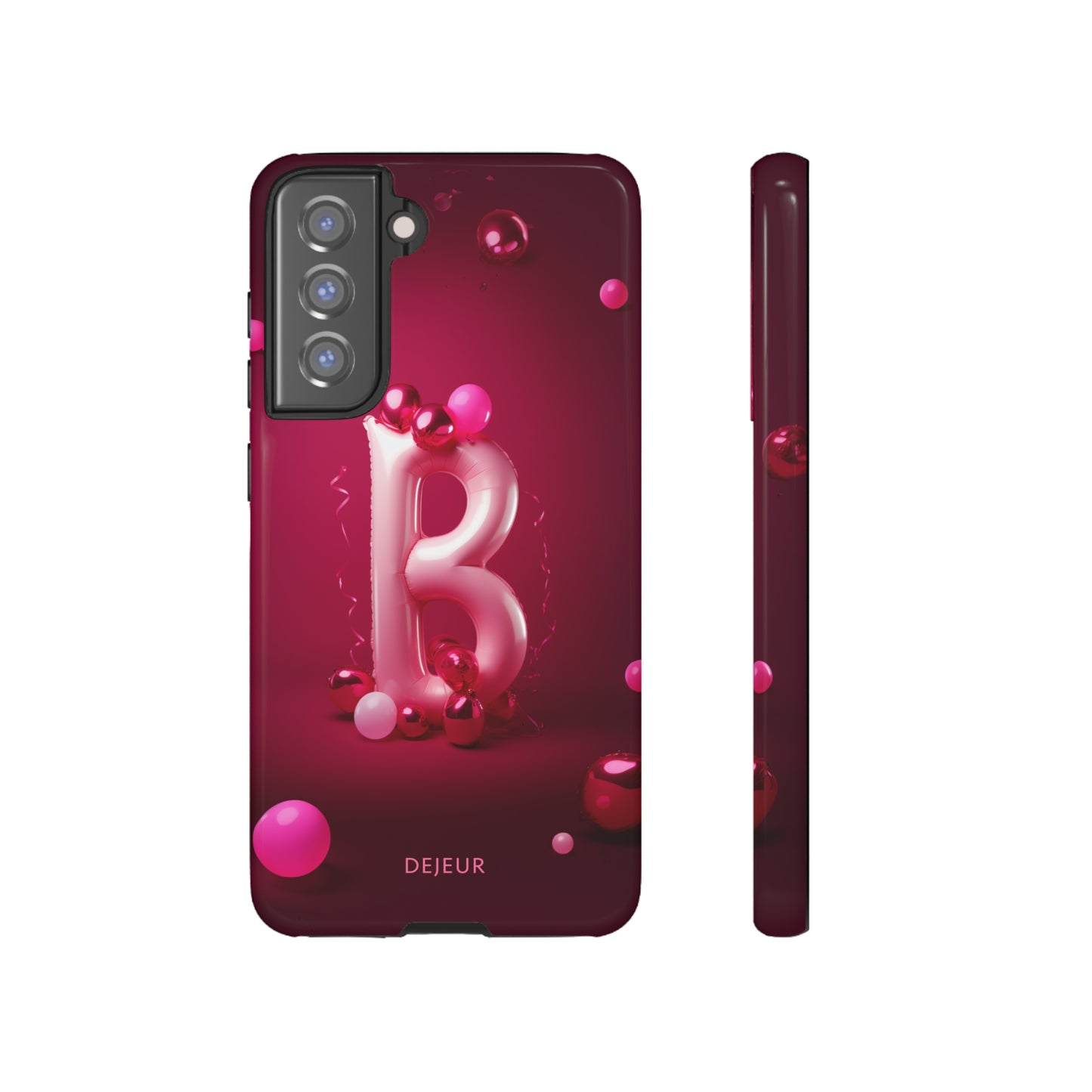 B Pink Party Balloons - Samsung Galaxy Tough Case