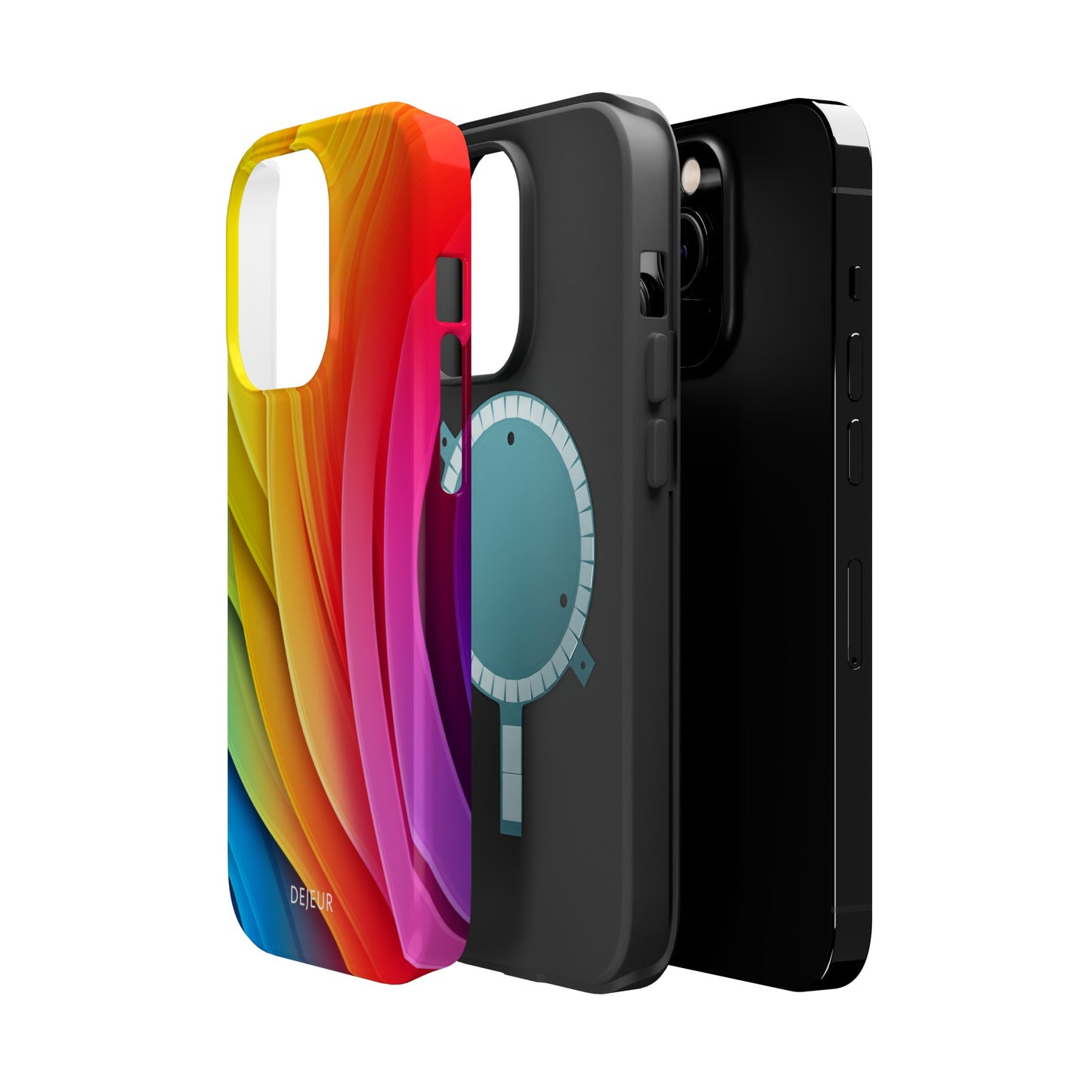 Rainbow Layers - iPhone MagSafe Tough Case