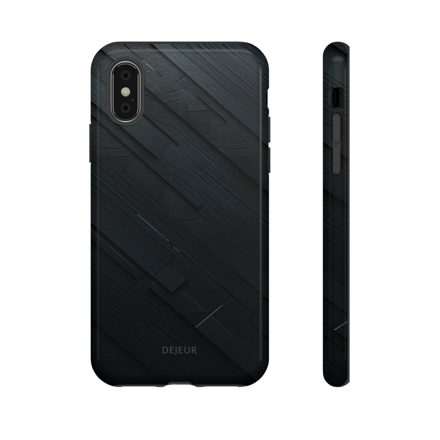 Synthetic Black Graphite - iPhone Tough Case