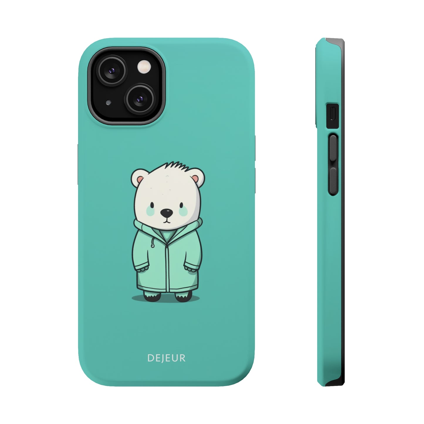 Aqua Coat Bear - iPhone MagSafe Tough Case