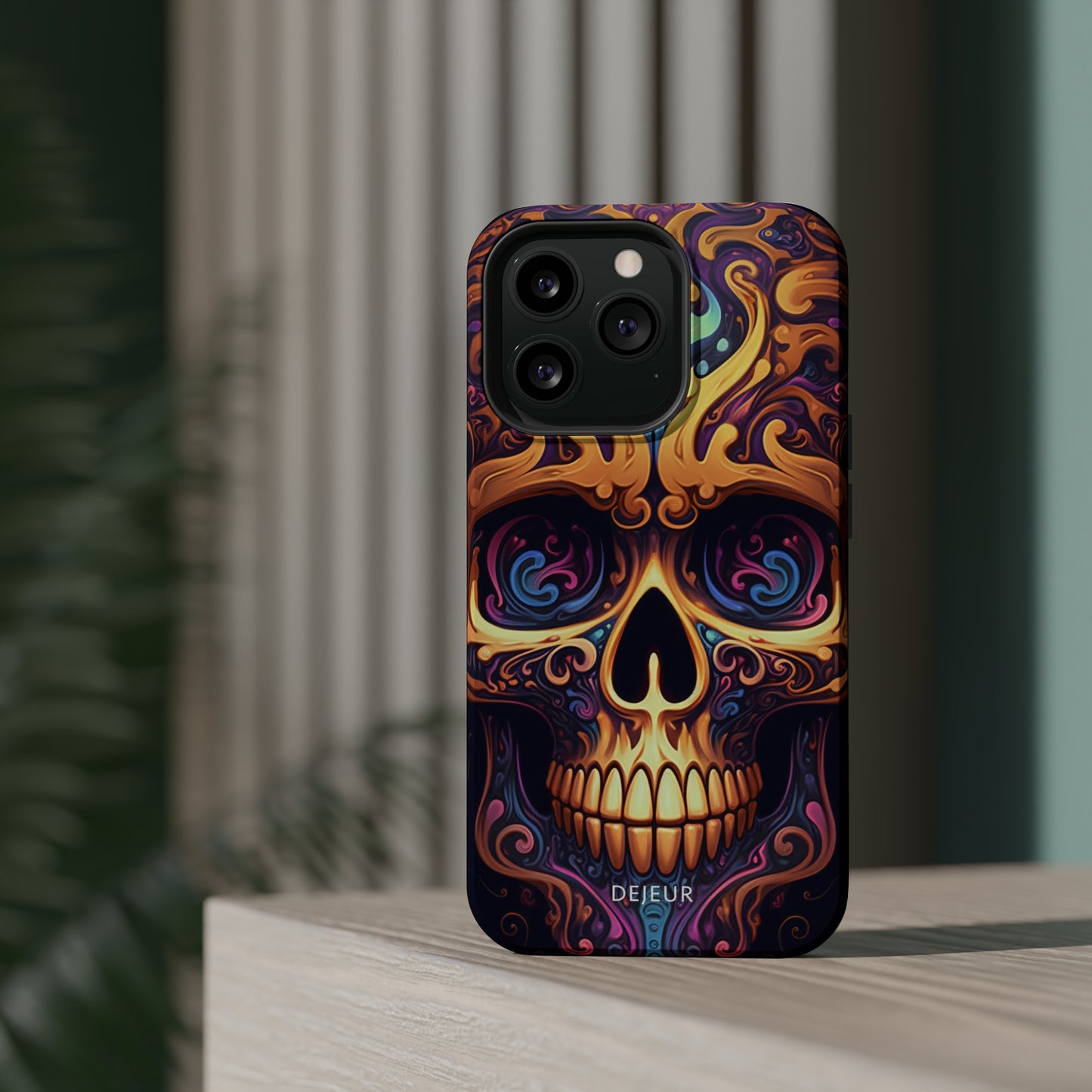 Paisley Skull - iPhone MagSafe Tough Case