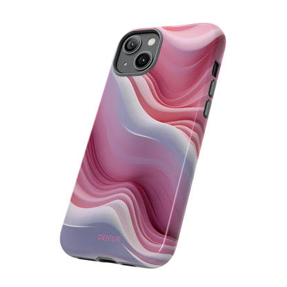 Pink Cream Waves - iPhone Tough Case