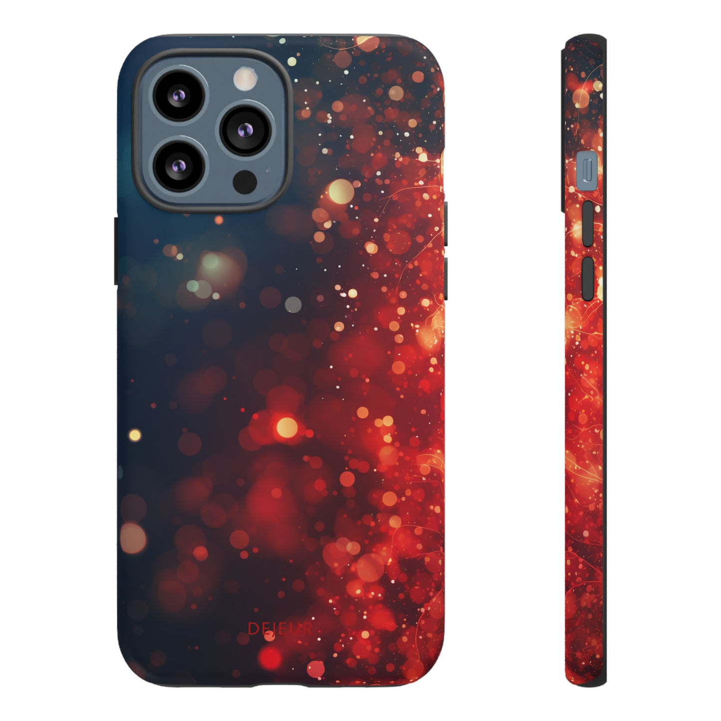 Midnight Red Shimmer - iPhone Tough Case