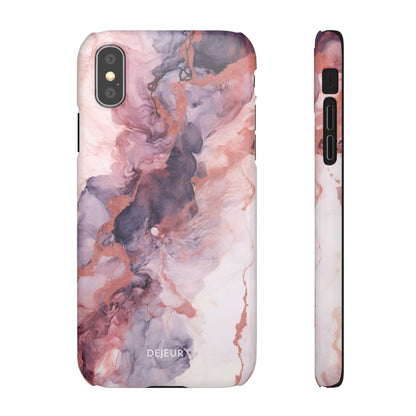 Royal Purple Marble - iPhone Snap Case