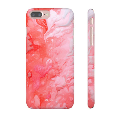 Rose Pink Marble - iPhone Snap Case