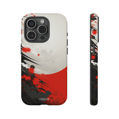 Japanese Abstract Splatter - iPhone Tough Case