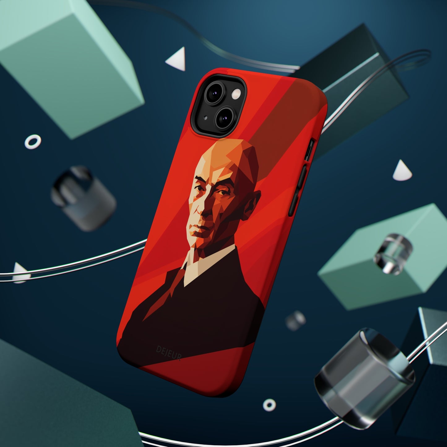 Oppenheimer Minimalist Portrait - iPhone MagSafe Tough Case