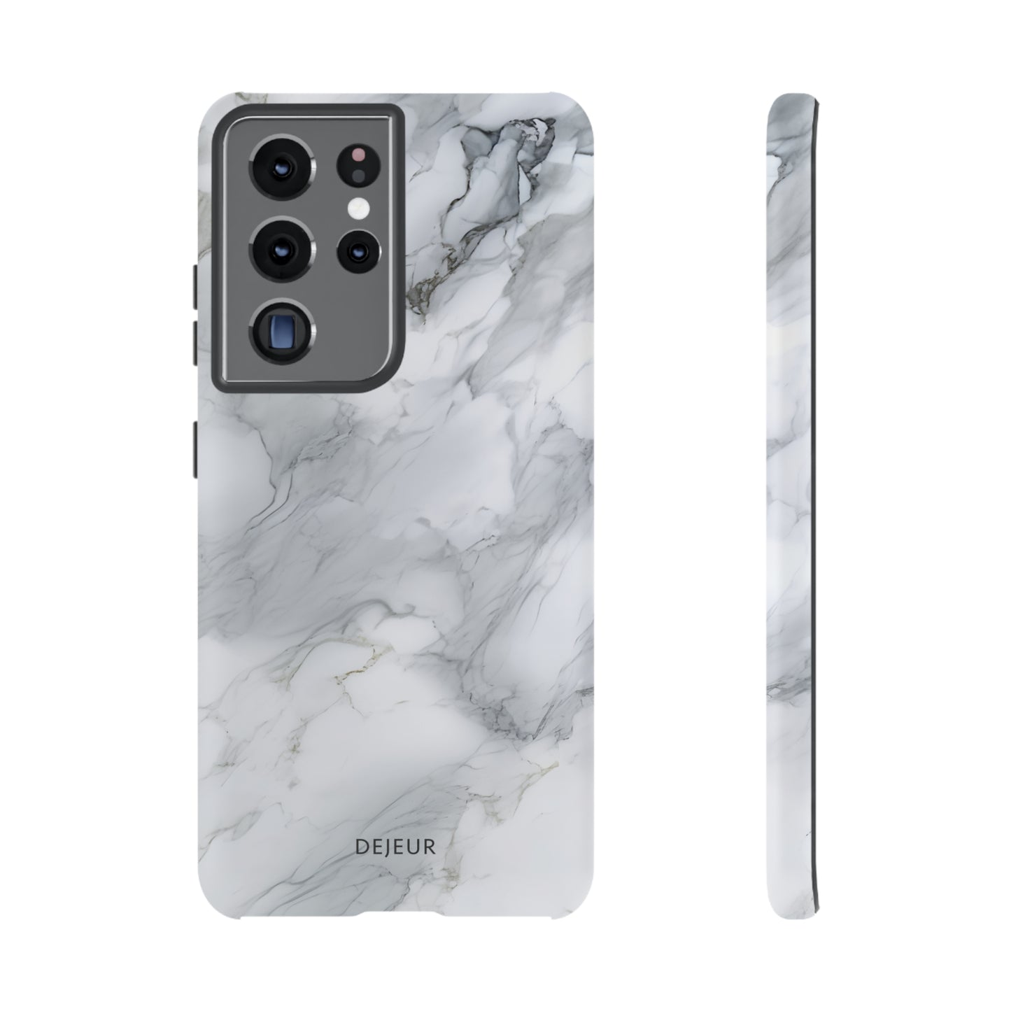 Platinum Silver Marble - Samsung Galaxy Tough Case