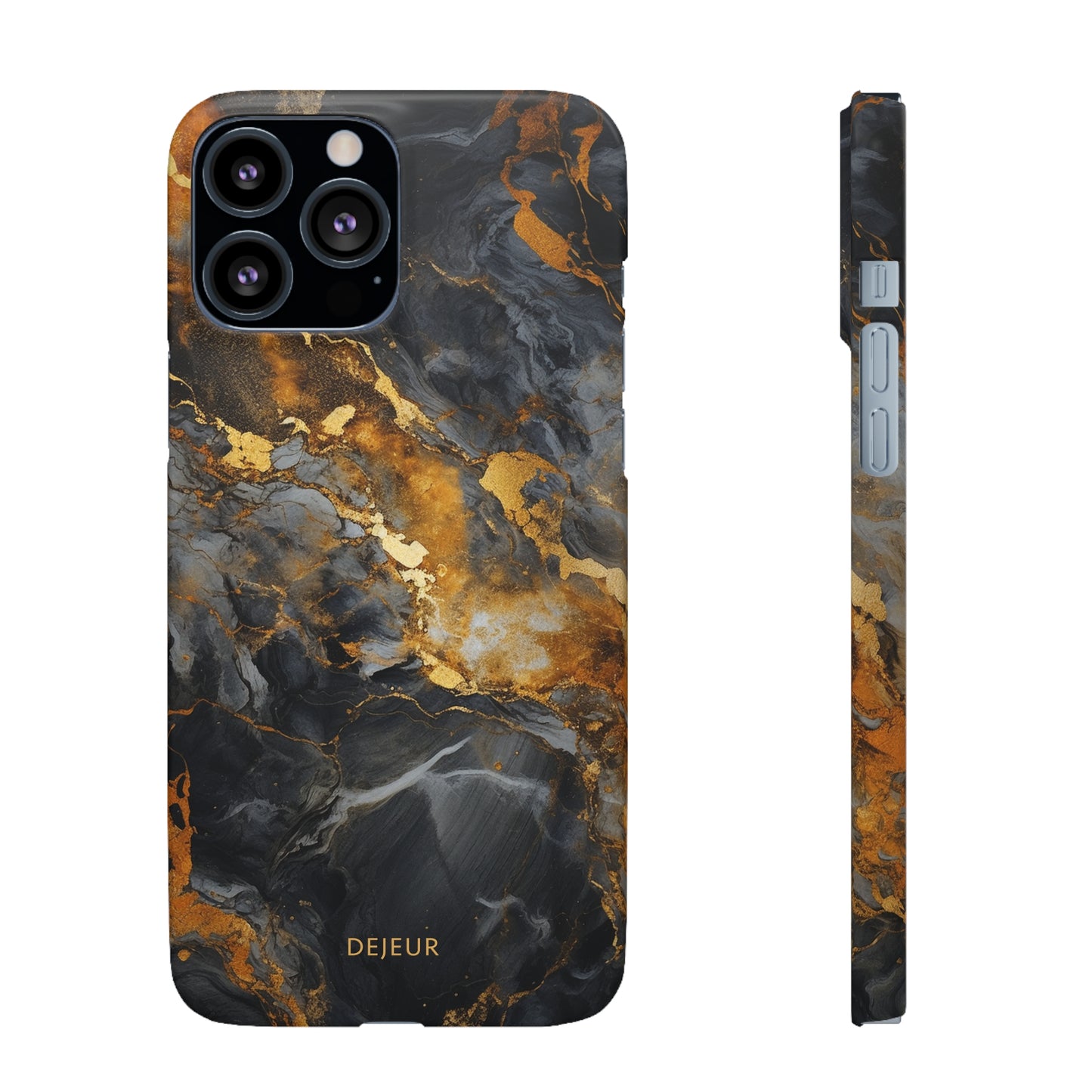 Platinum Gold Marble - iPhone Snap Case