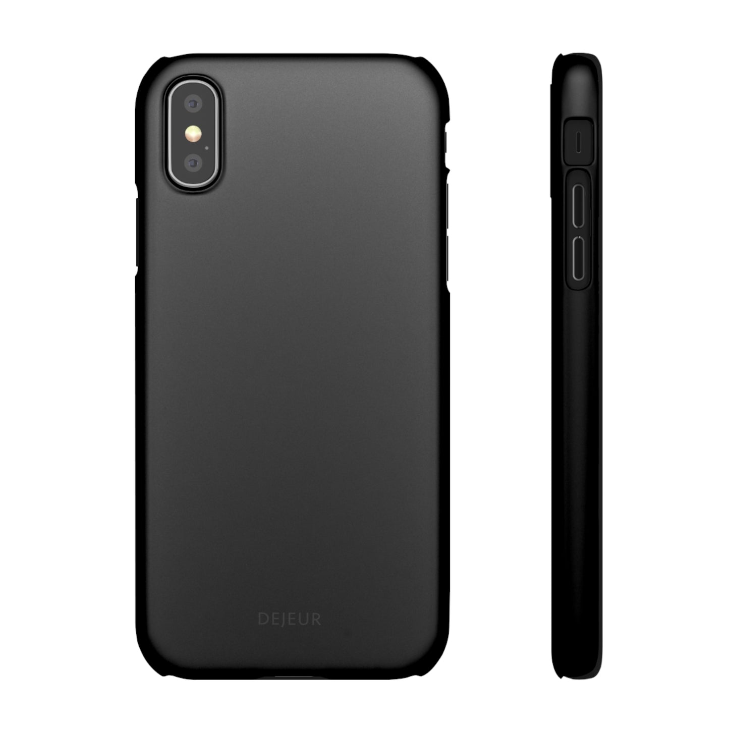 Pure Black - iPhone Snap Case