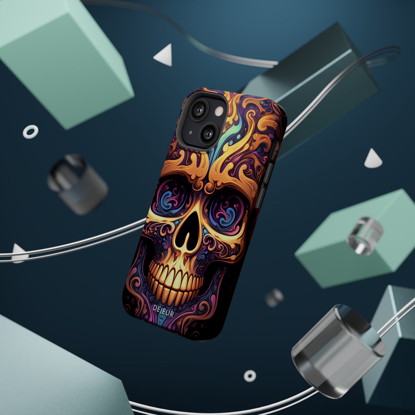 Paisley Skull - iPhone MagSafe Tough Case