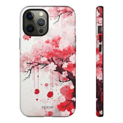 Cherry Blossom Painting - iPhone Tough Case