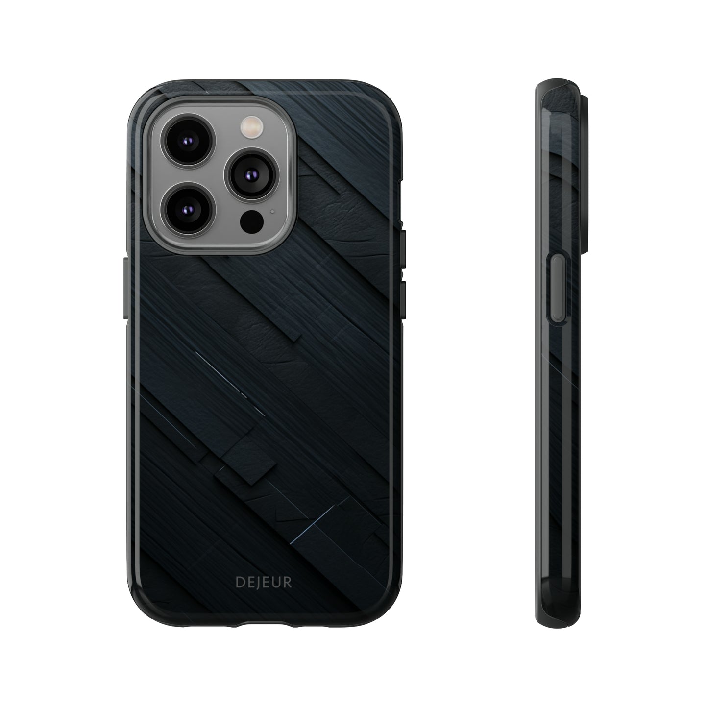 Synthetic Black Graphite - iPhone Tough Case