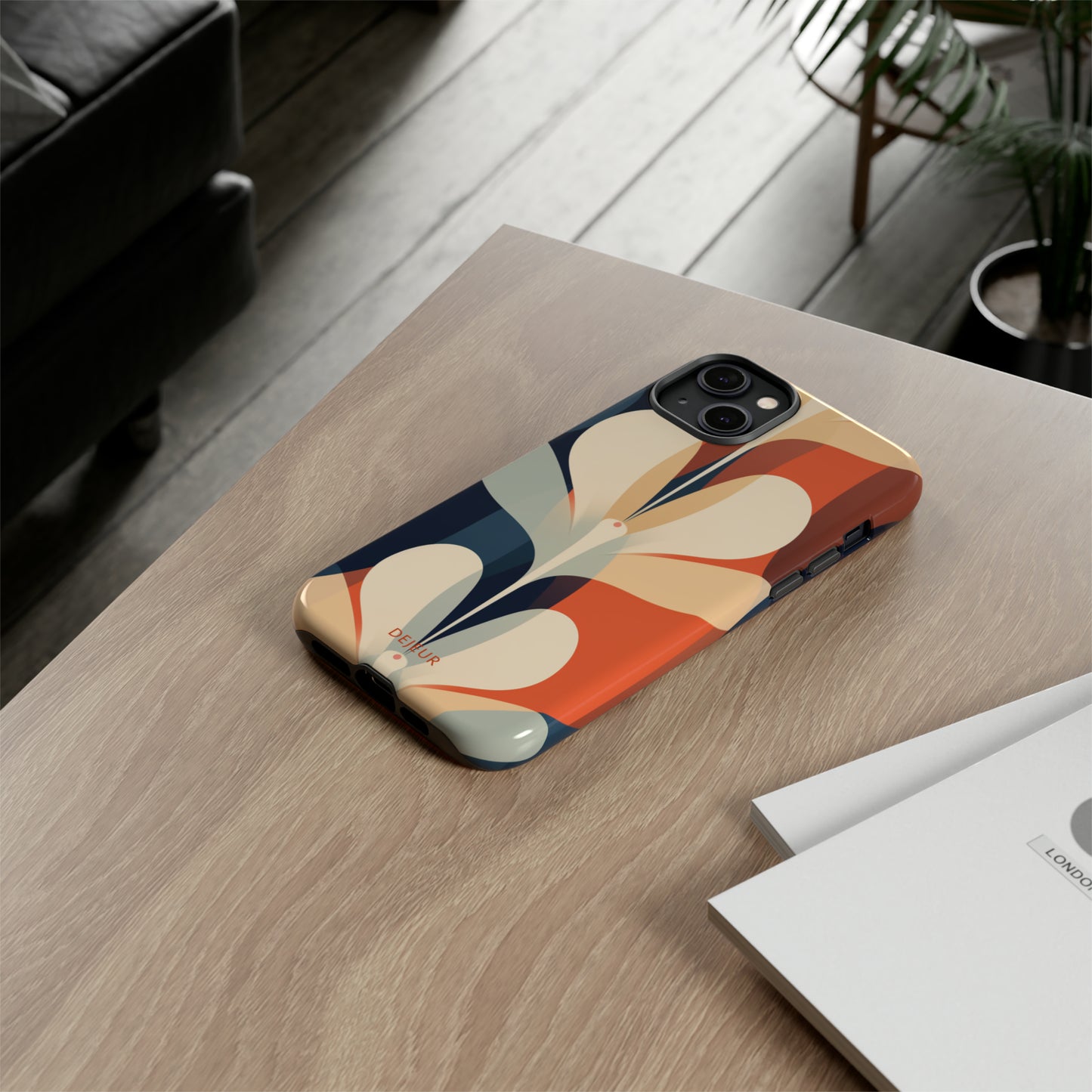 Floral Pattern Symmetrical - iPhone Tough Case