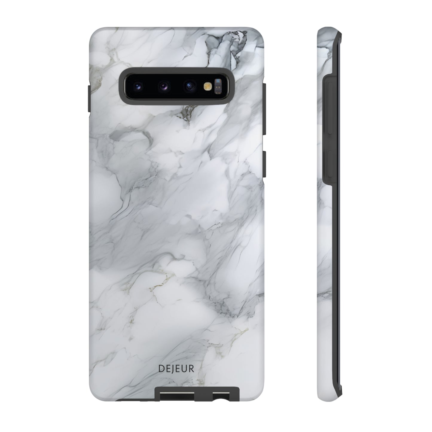 Platinum Silver Marble - Samsung Galaxy Tough Case