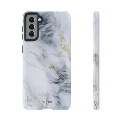 White Gold Marble - Samsung Galaxy Tough Case