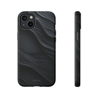 Charcoal Ripples - iPhone Tough Case