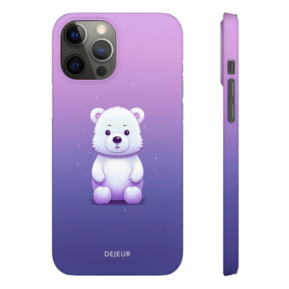 Violet Bear - iPhone Snap Case