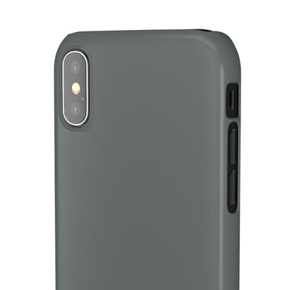 Graphite Grey B - iPhone Snap Case