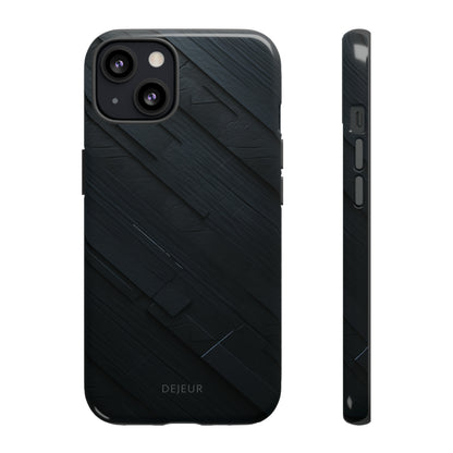 Synthetic Black Graphite - iPhone Tough Case