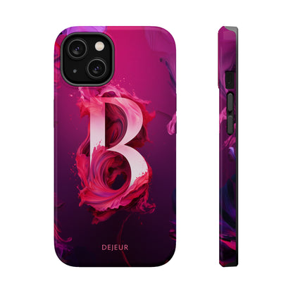 B Pink Splash - iPhone MagSafe Tough Case