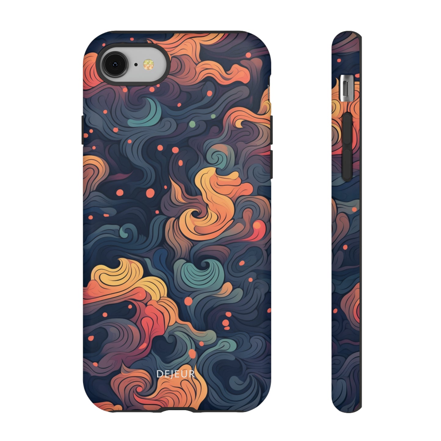 Fox Tail Swirls - iPhone Tough Case