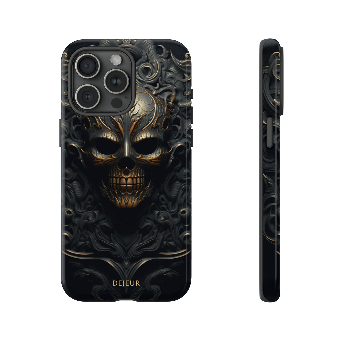 Dark Bronze Skull - iPhone Tough Case