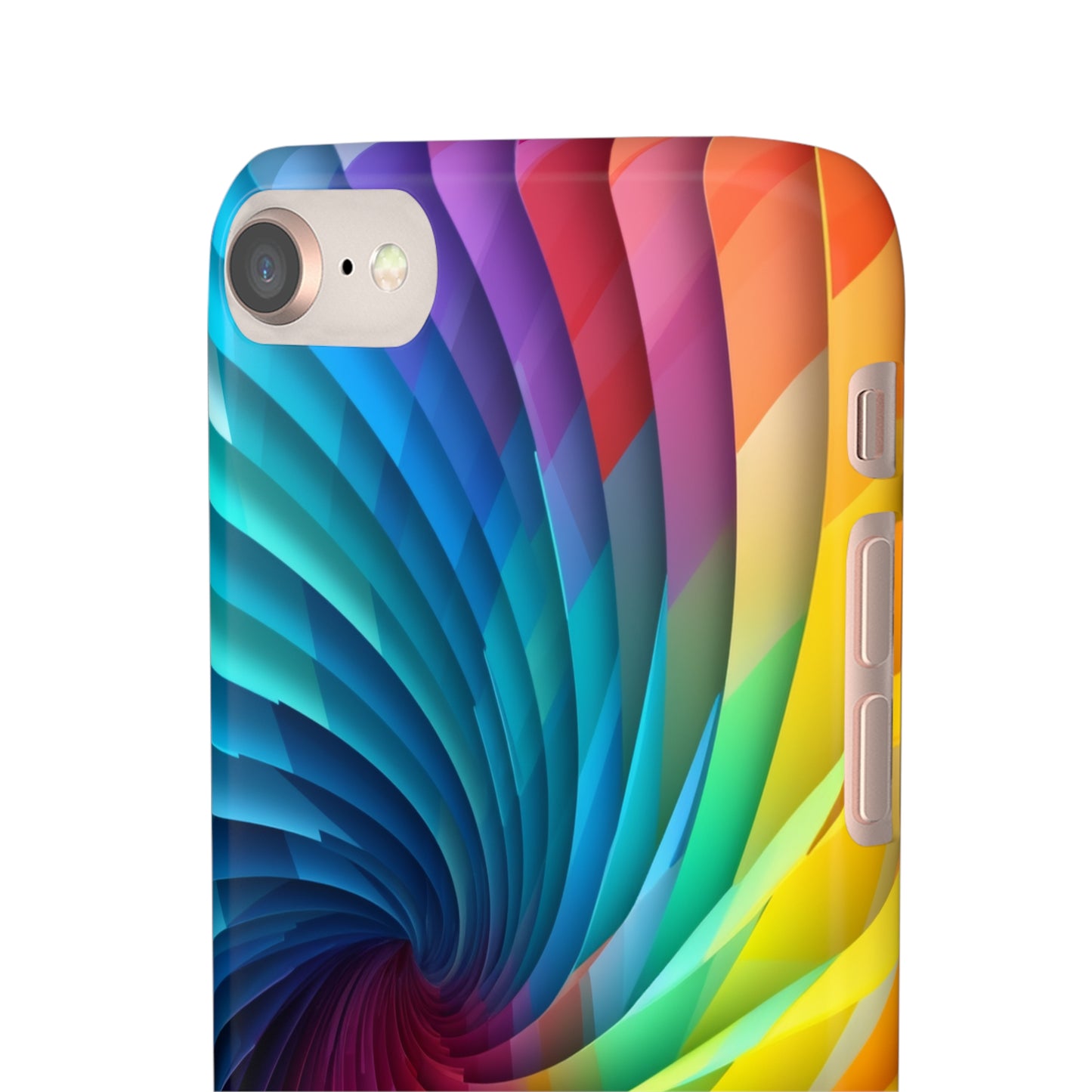 Rainbow Spiral - iPhone Snap Case