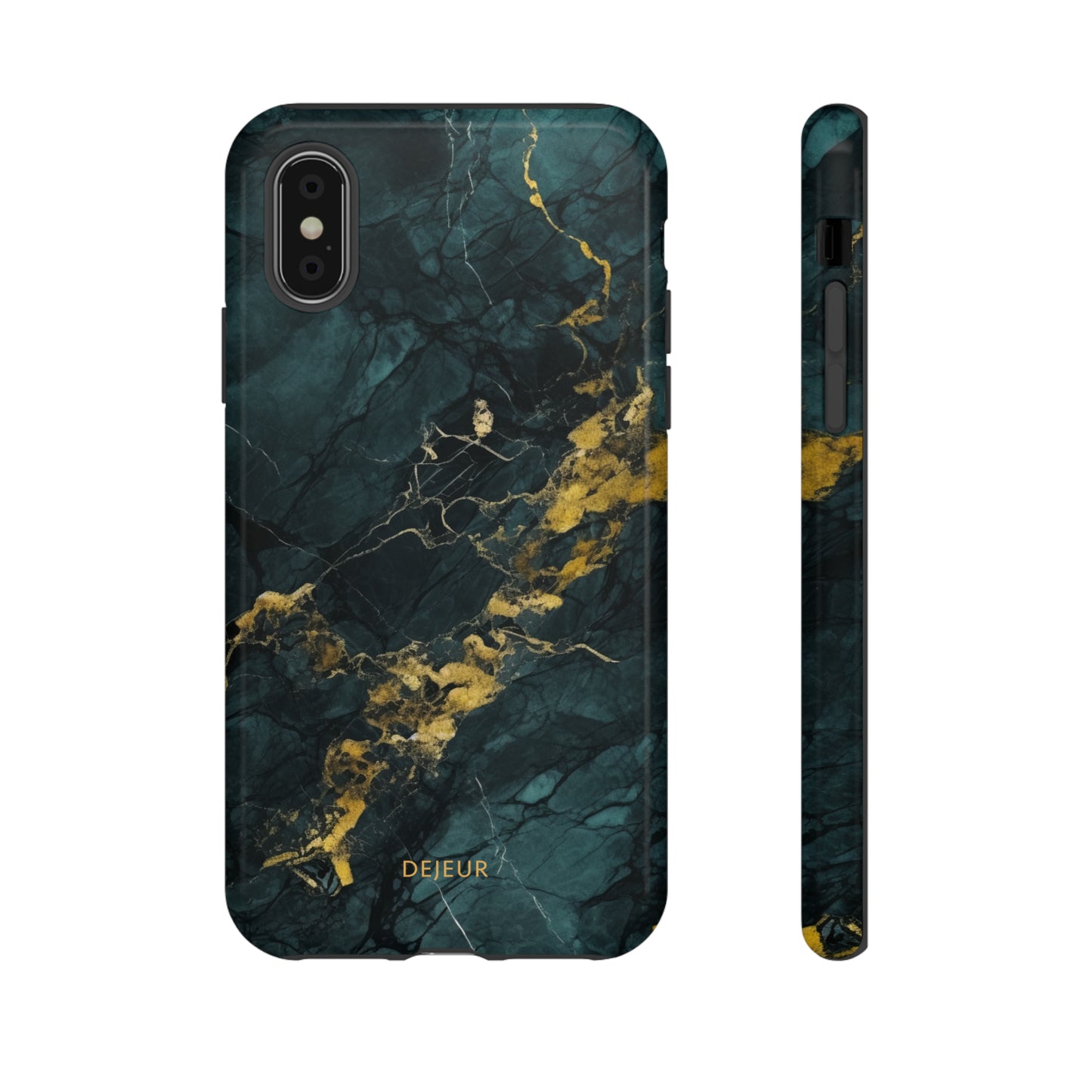 Gold Shadow Marble - iPhone Tough Case