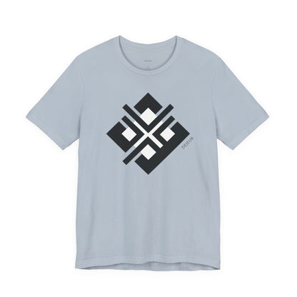 Angular Diamond Cross Abstract Symbol - Men's T-Shirt