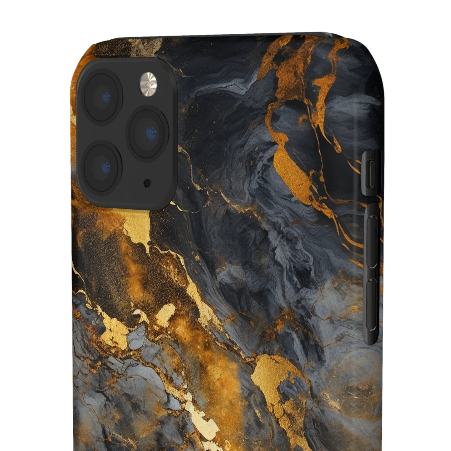 Platinum Gold Marble - iPhone Snap Case